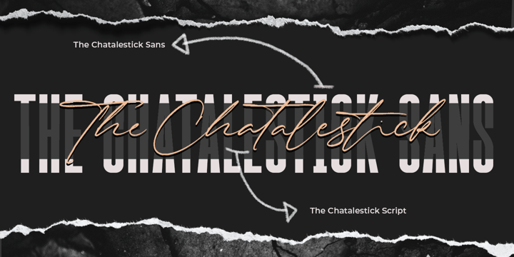 The Chatalestick Font Poster 8