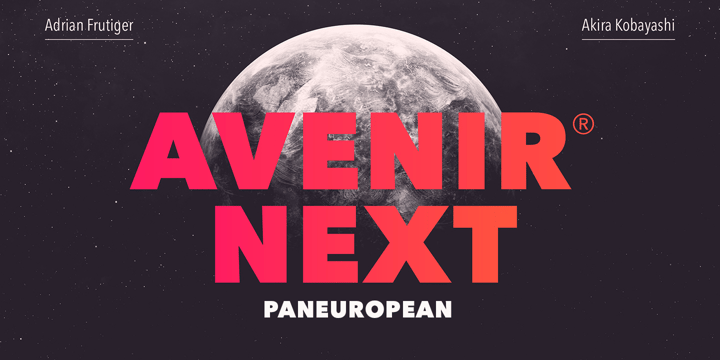 Avenir Next Paneuropean Font Poster 1