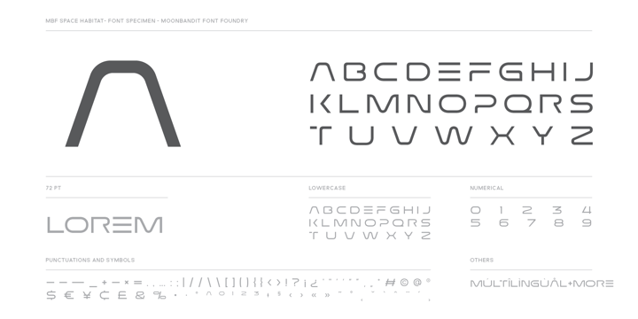 MBF Space Habitat Font | Webfont & Desktop | MyFonts