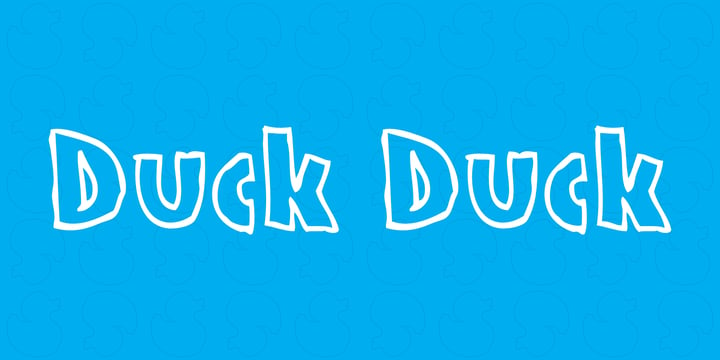 Duck Duck Font | Webfont & Desktop | MyFonts