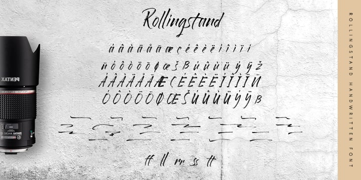 Rollingstand Font Poster 11