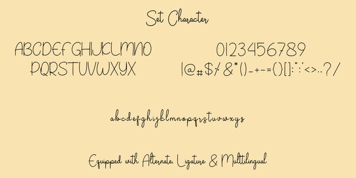 Aghellay Font Poster 6