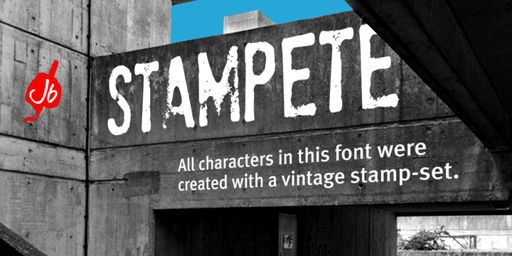 StamPete Font Poster 1