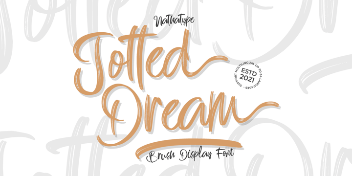 Jotted Dream Font Poster 1