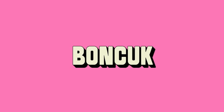 SK Boncuk Font Poster 14