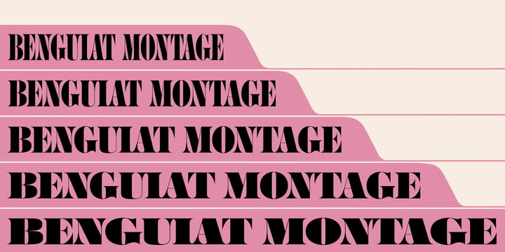 Montage Font Poster 7