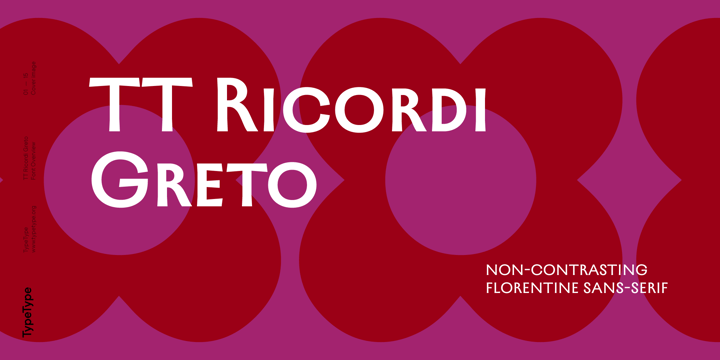 TT Ricordi Greto Font Poster 1