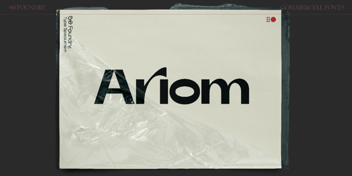 Ariom Sans Font Poster 10