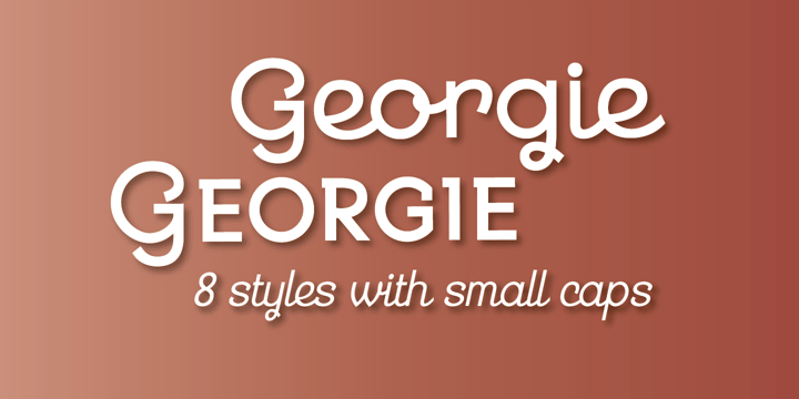 Georgie Font Poster 1