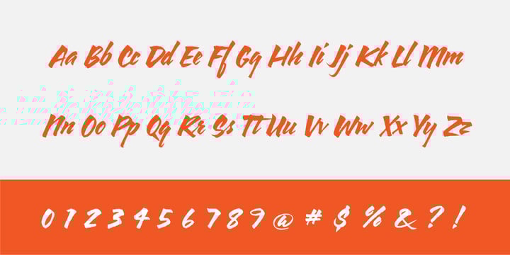 Arbor Brush Font Poster 5