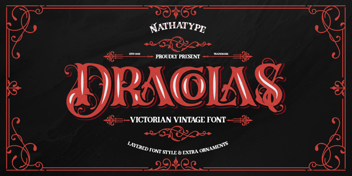 Dracolas Font Poster 1