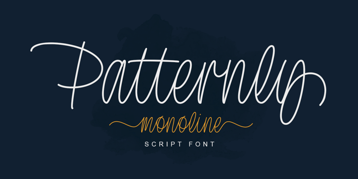 Patternly Font Poster 1
