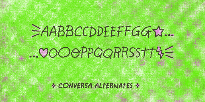 Conversa Font Poster 5