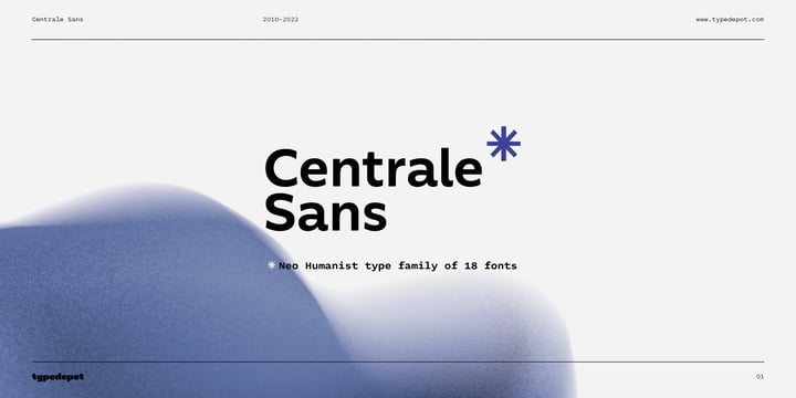 Centrale Sans Font Poster 1