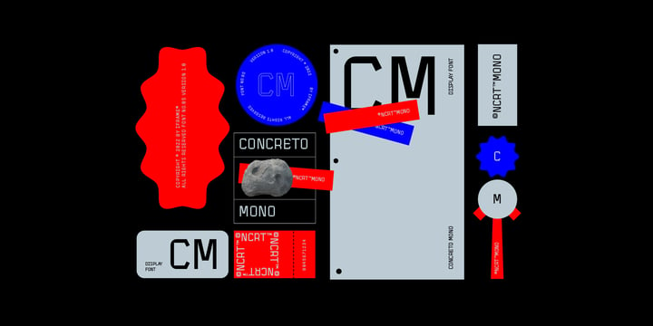 Concreto Mono Font Poster 8