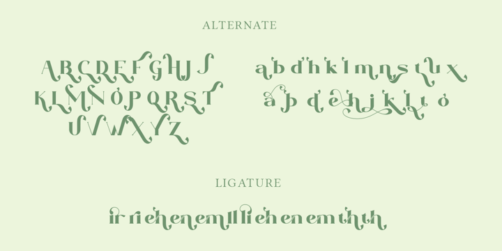 Shentholla Font Poster 4