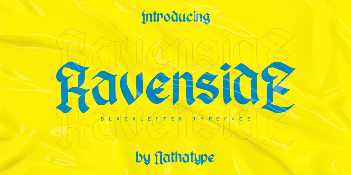 Ravenside Font Poster 1