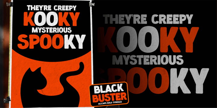 Blackbuster Font Poster 3