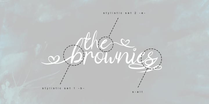The Brownies Font Poster 2