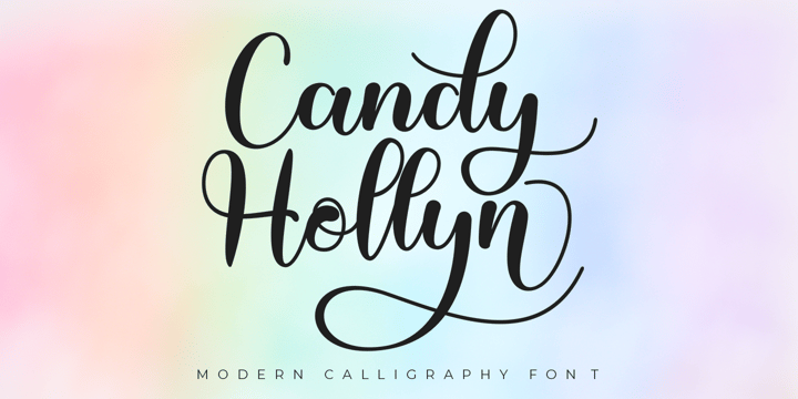 Candy Hollyn Font Poster 1