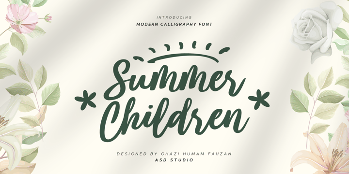 Summer Children Font Poster 1