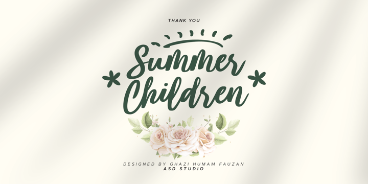 Summer Children Font Poster 9