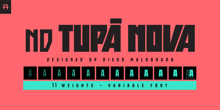 Nd Tupa Nova Font Poster 1