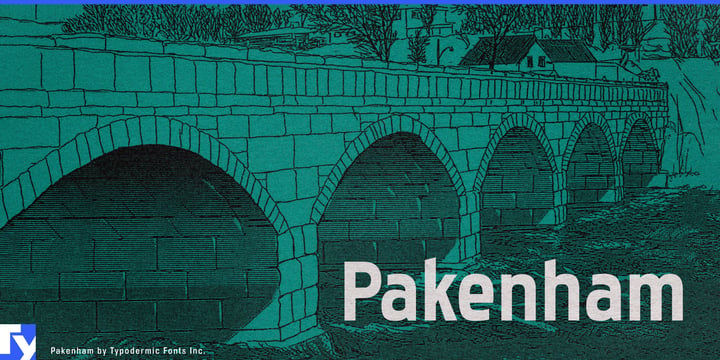 Pakenham Font Poster 1