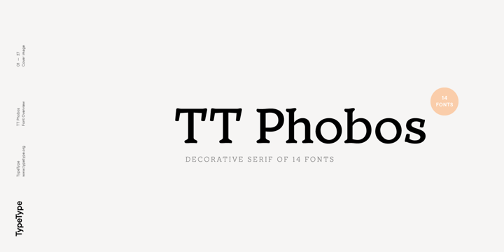 TT Phobos Font Poster 1