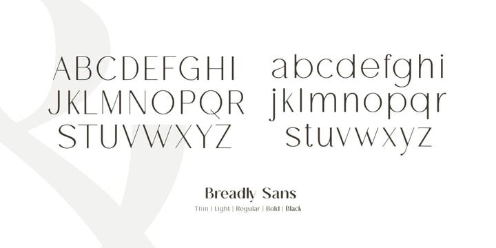 Breadley Sans Font Poster 10