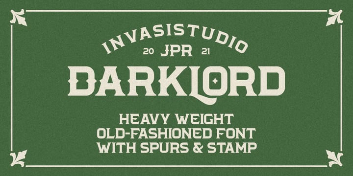 Darklord Font Poster 1