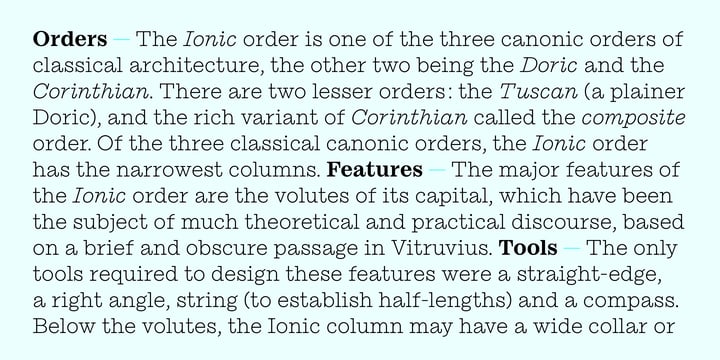 Ionic No 5 Font Poster 11
