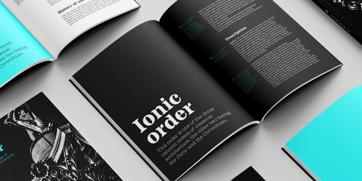 Ionic No 5 Font Poster 4