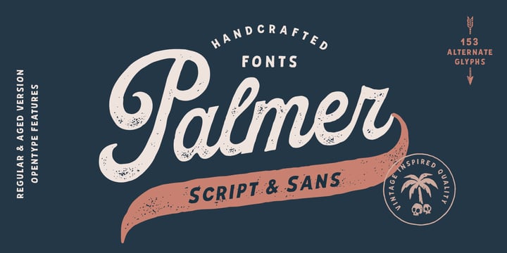AS Palmer Font Poster 1