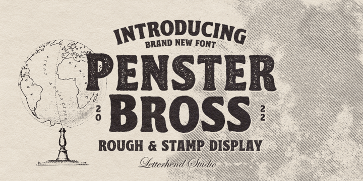 [uxu] Download Penster Bross font by Letterhend