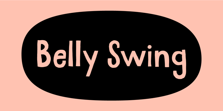 Belly Swing Font Poster 1