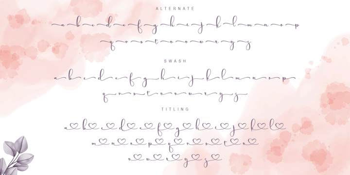 Baby Girl Font Poster 7