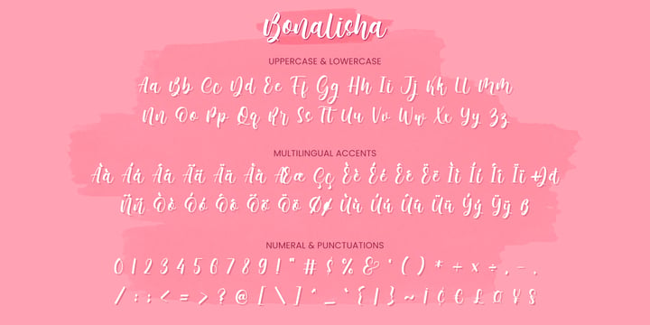 Bonalisha Font Poster 9