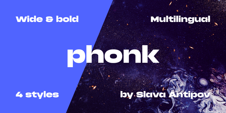 [rmrldzuztv] Download Phonk Fonts Family From Slava Antipov