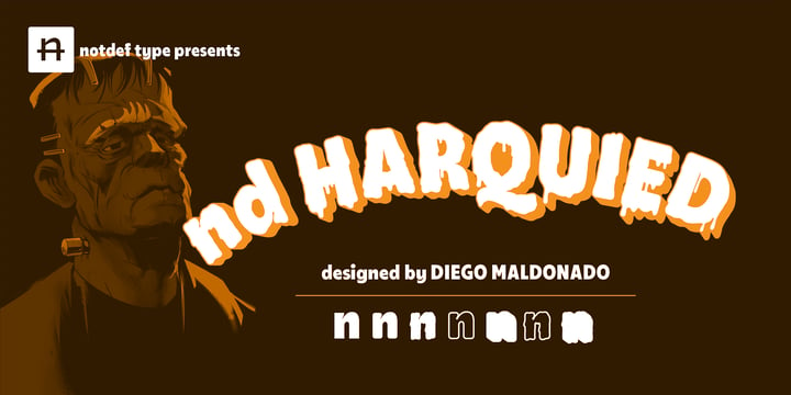 Nd Harquied Font Poster 1
