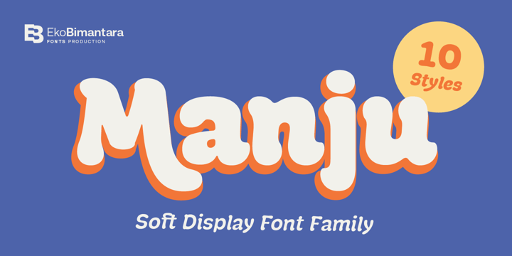 Manju Font Poster 1