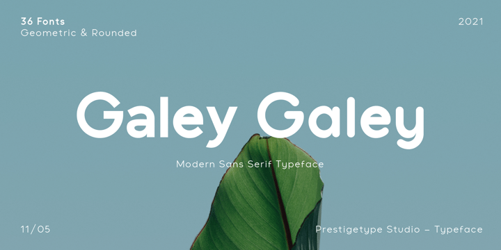 Galey Font Poster 1