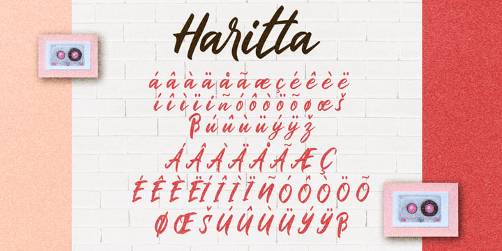 Haritta Font Poster 11