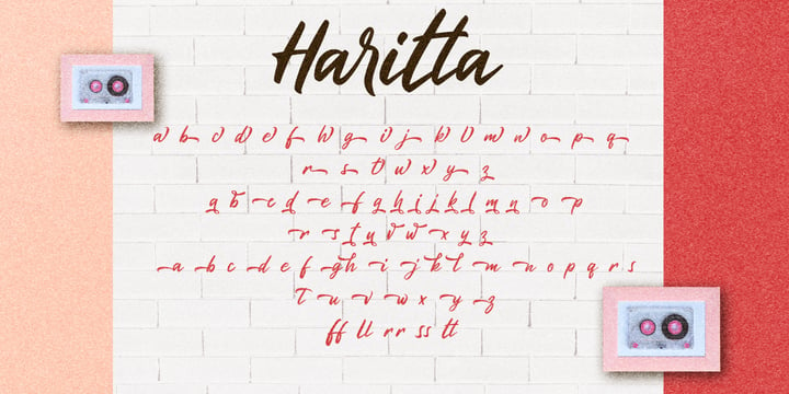 Haritta Font Poster 2
