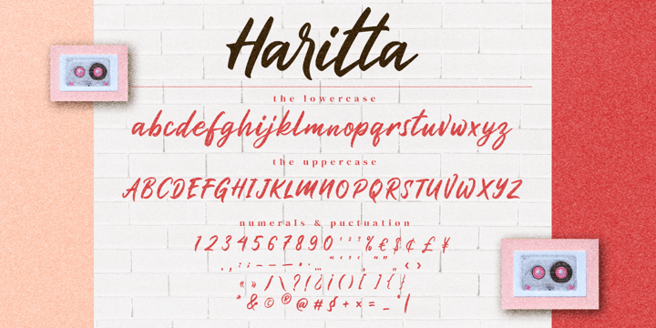 Haritta Font Poster 10