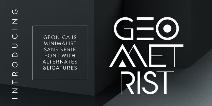 Geonica Font Poster 2