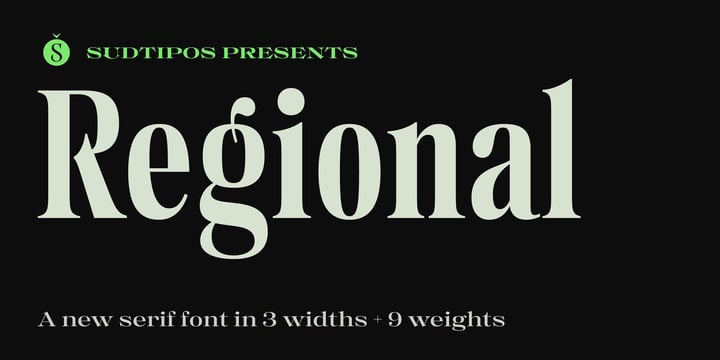 Regional Font Poster 1