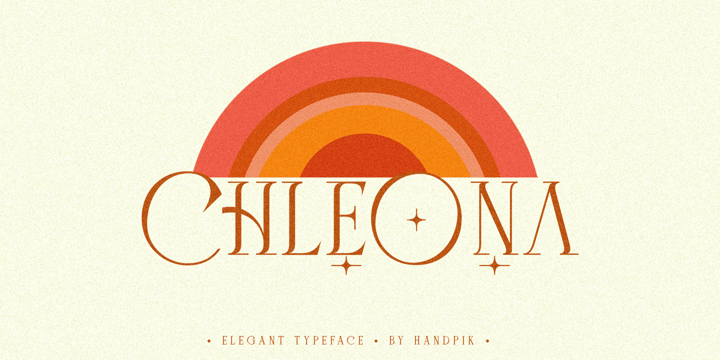 Chleona Font Poster 1