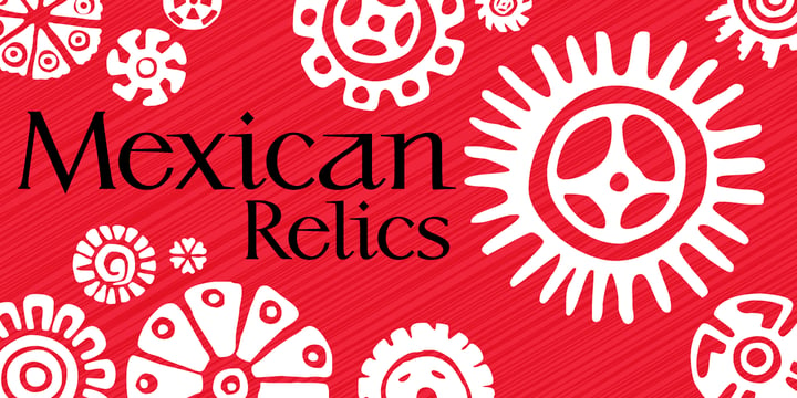 P22 Mexican Relics Font Poster 1