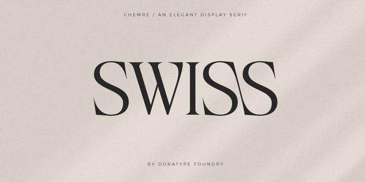 Chemre Font Poster 13